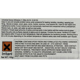 Sun-fix Epoxy 100G Adhesive Glue Putty Repair Steel, aluminium, cracking, casing - TDRMOTO