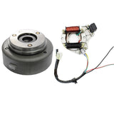2 Coil Magneto Stator Plate + Flywheel Set 50cc 90cc 110cc 125cc EStart PIT PRO Dirt Bike - TDRMOTO
