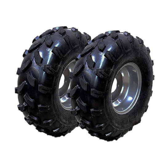 2pcs 19x7-8" Wheel Tyre & Rim For ATV Quad Buggy Ride on Mower Go Kart - TDRMOTO