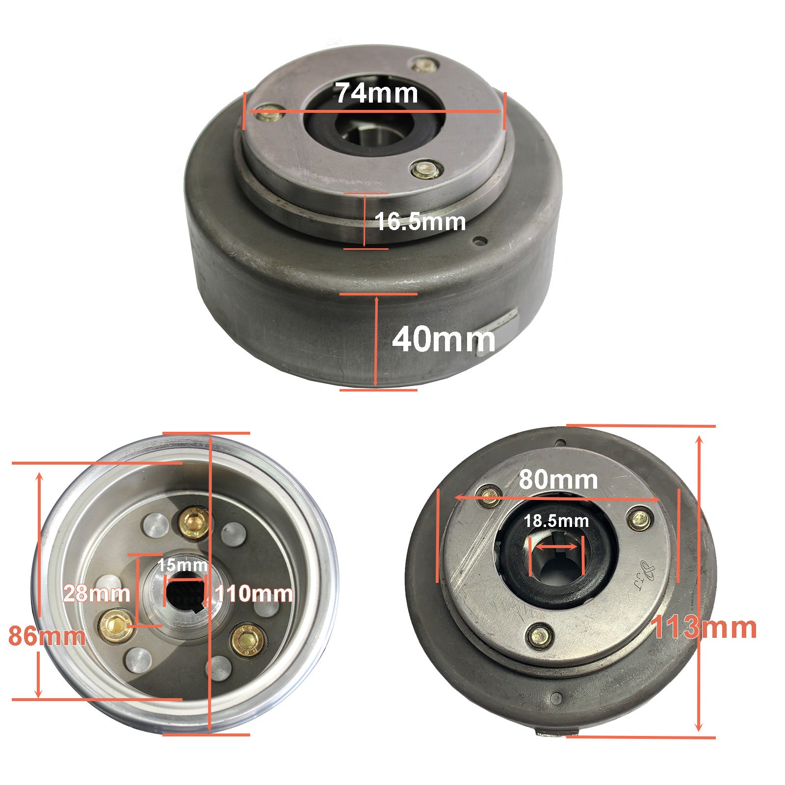 M12-M10 Junta Esférica De Extremidade De Tirante Para 50cc 70cc 90cc 110cc 125cc 150cc 200cc 250cc 300cc Atv Quad Dirt B I.1006215031 - Foto 5