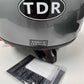 TDR Gloss Grey Open Face Motorcycle Helmet for Adult - TDRMOTO