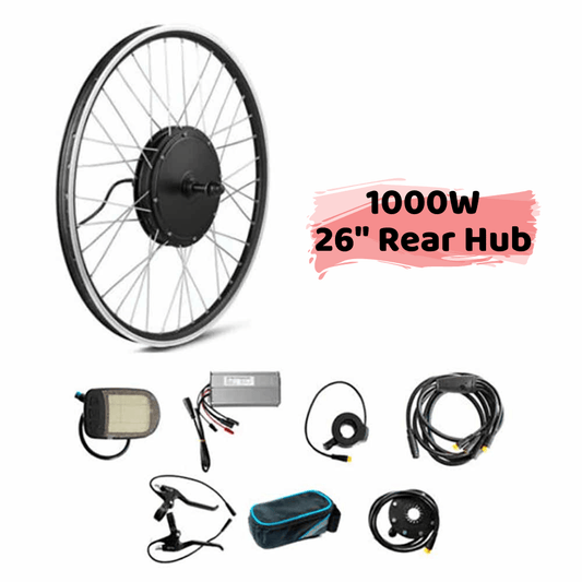 1000W 26" Rear Hub Electric Bike Conversion Kit - TDRMOTO