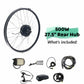 500W 27.5" Rear Hub Electric Bike Conversion Kit