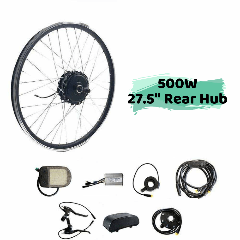 500W 27.5" Rear Hub Electric Bike Conversion Kit - TDRMOTO