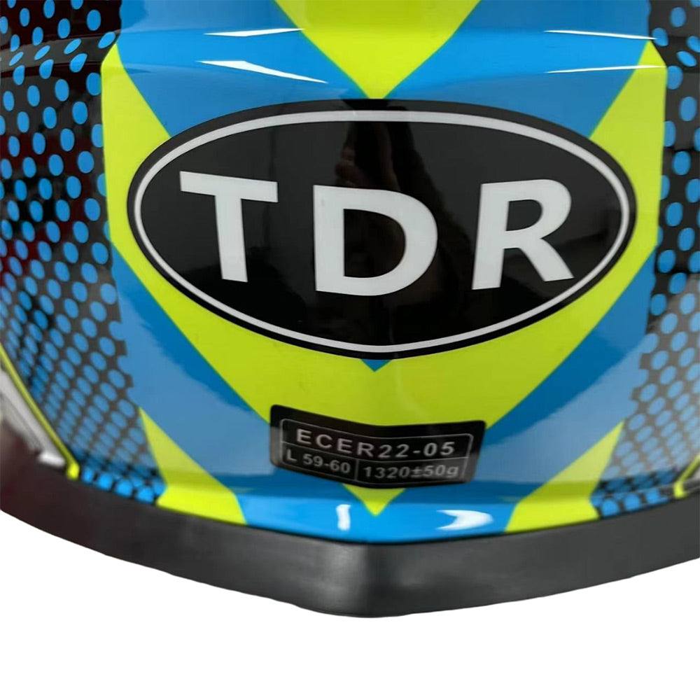 Green Off Road Motocross Adult Helmet ECE22.05 Australia Standard - TDRMOTO
