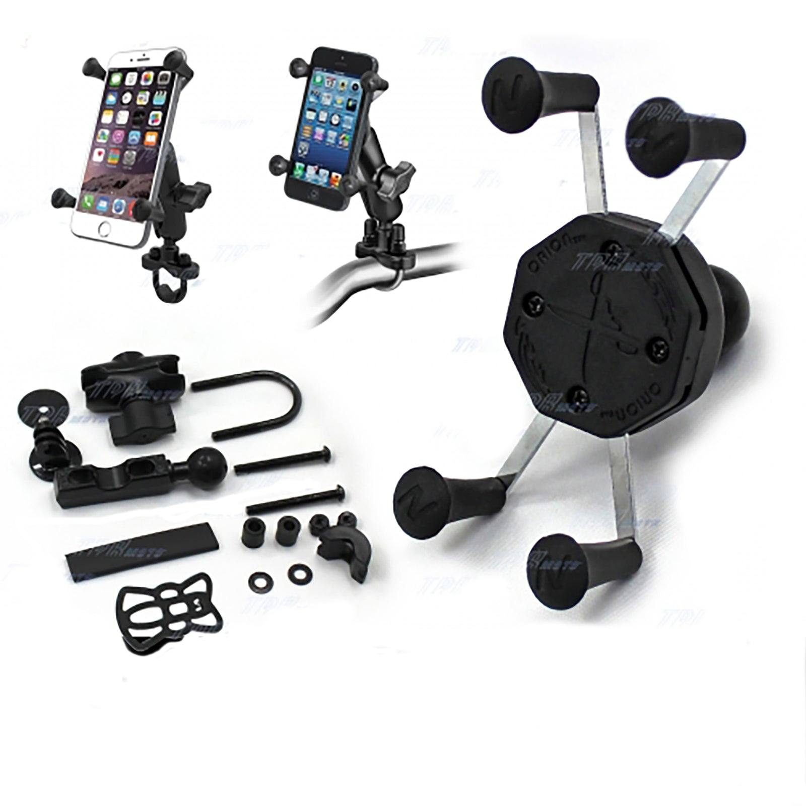 X Mount Grip Universal Phone GPS Mobile Iphone Cradle Motorcycle Bike Holder - TDRMOTO