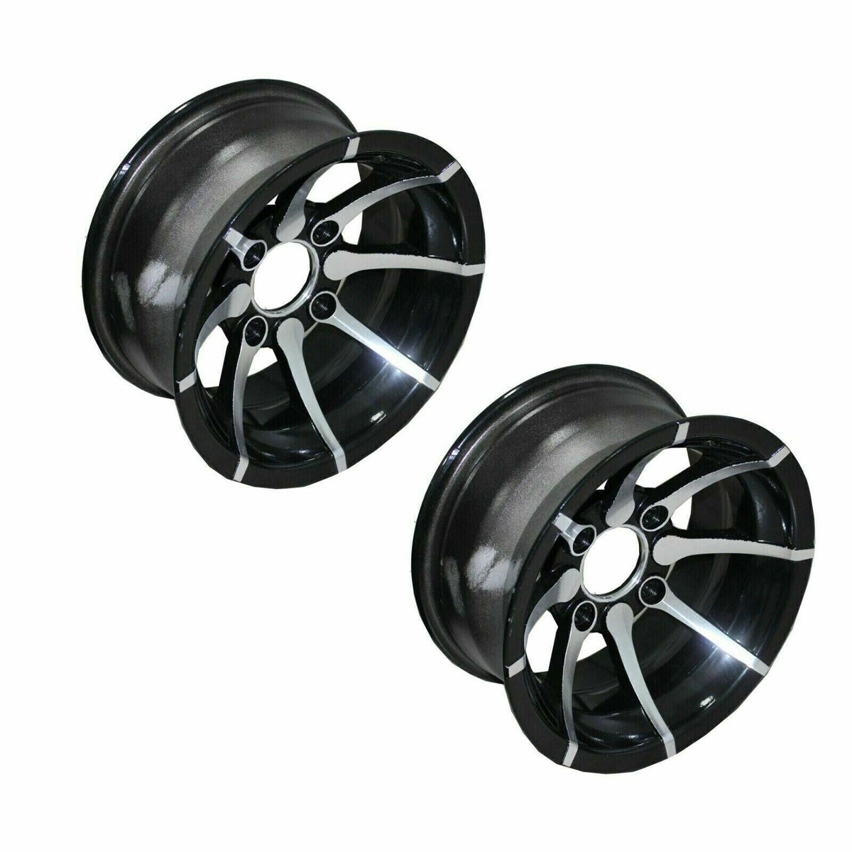 2pcs 25x8-12" Front Alloy Wheel Rim For Quad Bike ATV Buggy Off Road Dirt Bike - TDRMOTO