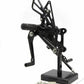 Fit Honda CBR250R 2010 2011 2012 2013 Adjustable Rearset Foot Peg Footrest Black - TDRMOTO