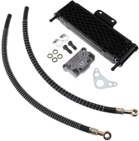 High Flow Radiator Oil Cooler M10x1.25 Banjo For 125cc 140cc 149cc Pit Dirt Bike - TDRMOTO