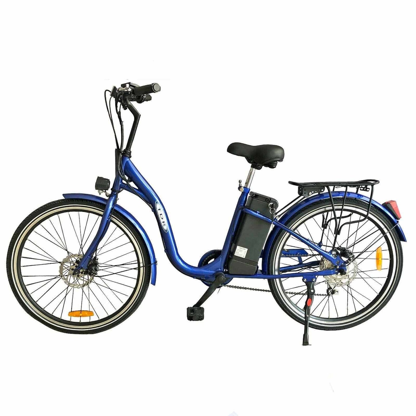 TDR 250W 26" Blue Electric Bike with 10Ah Lithium Ion Battery - TDRMOTO