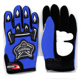 Adult Motocross MX Racing Gloves Off Road Riding Dirt Pit Trail Bike Atomik New - Blue - TDRMOTO