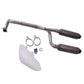 Silver Big Bore Dual Exhaust Muffler CRF50 STYLE Atomik Pitpro Thumpstar DHZ - TDRMOTO