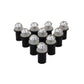 10pcs 5mm Motorcycle Windscreen Windshield Bolts Screw Kit Nuts Washers Silver - TDRMOTO