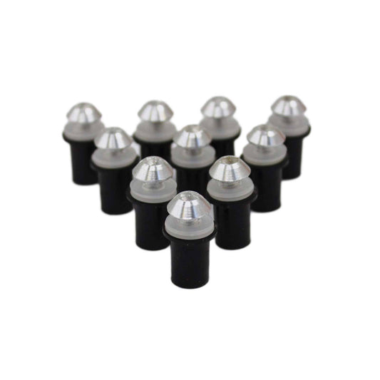 10pcs 5mm Motorcycle Windscreen Windshield Bolts Screw Kit Nuts Washers Silver - TDRMOTO