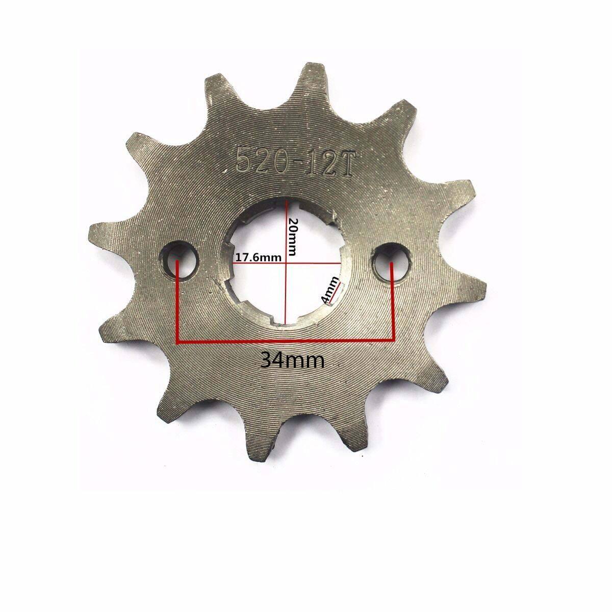 thumbnail image 2 of 20mm Front Sprocket For 520 Chain - Fits 125cc-250cc Dirt Pit Bike ATV Go Kart 2 of 3