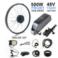 500W 28"/29"/700C Front Hub 48V 15Ah Battery Electric Bike Conversion Kit - TDRMOTO