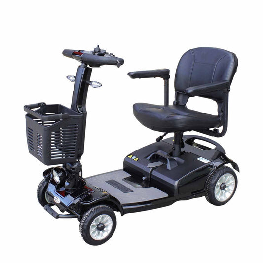 TDR Black Mobility Scooter Foldable 350W 150kg Weight Capacity Heavy Duty - TDRMOTO