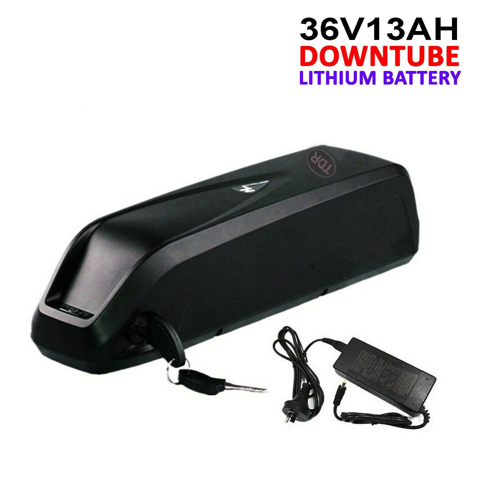 36V 13Ah Large Downtube Electric E-Bike Lithium Rechargeable Battery - TDRMOTO