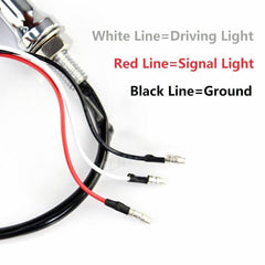 Chrome Metal 20Led Bullet Turn Signal Indicator Harley Sportster Softail Bobber - TDRMOTO