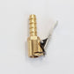 Straight Brass Car Truck Tire Tyre Inflator Valve Connector Clip On Air Chuck - TDRMOTO