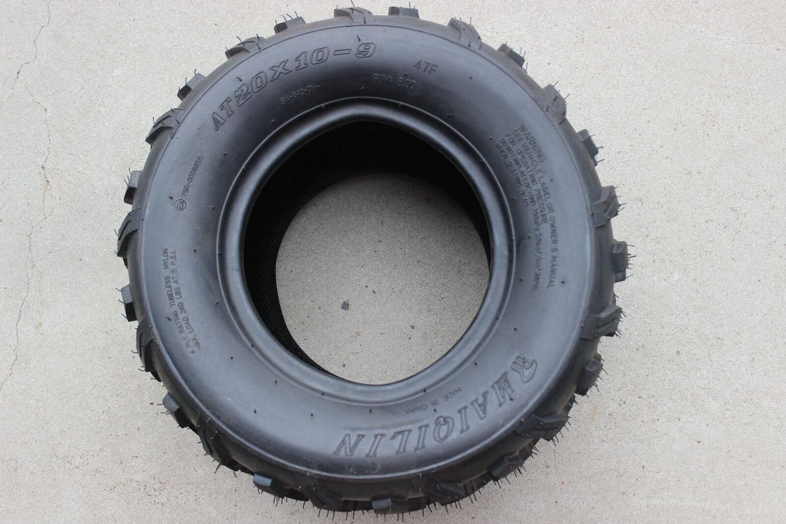 2pcs 20x10-9 4-Ply Tyre For 200cc 250cc 300cc ATV Quad Buggy UTV - TDRMOTO