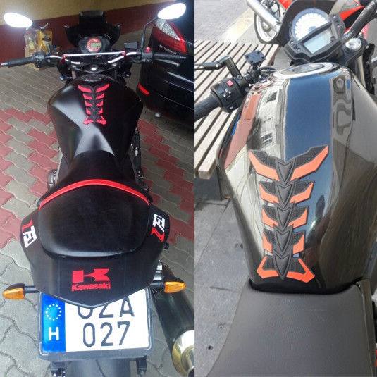 3D Rubber Motorcycle Fuel Tank Pad Protector Sticker Decal YAMAHA BMW KAWASAKI - TDRMOTO