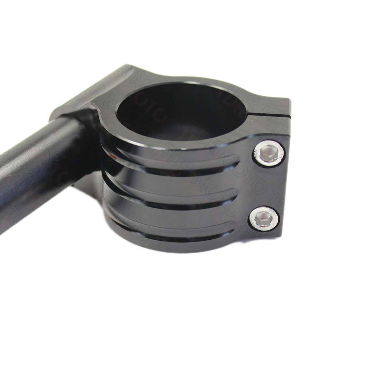 35mm Black CNC Clip On Handle bars HANDLEBAR for Yamaha XT-200 J/K/KC 82-83 - TDRMOTO