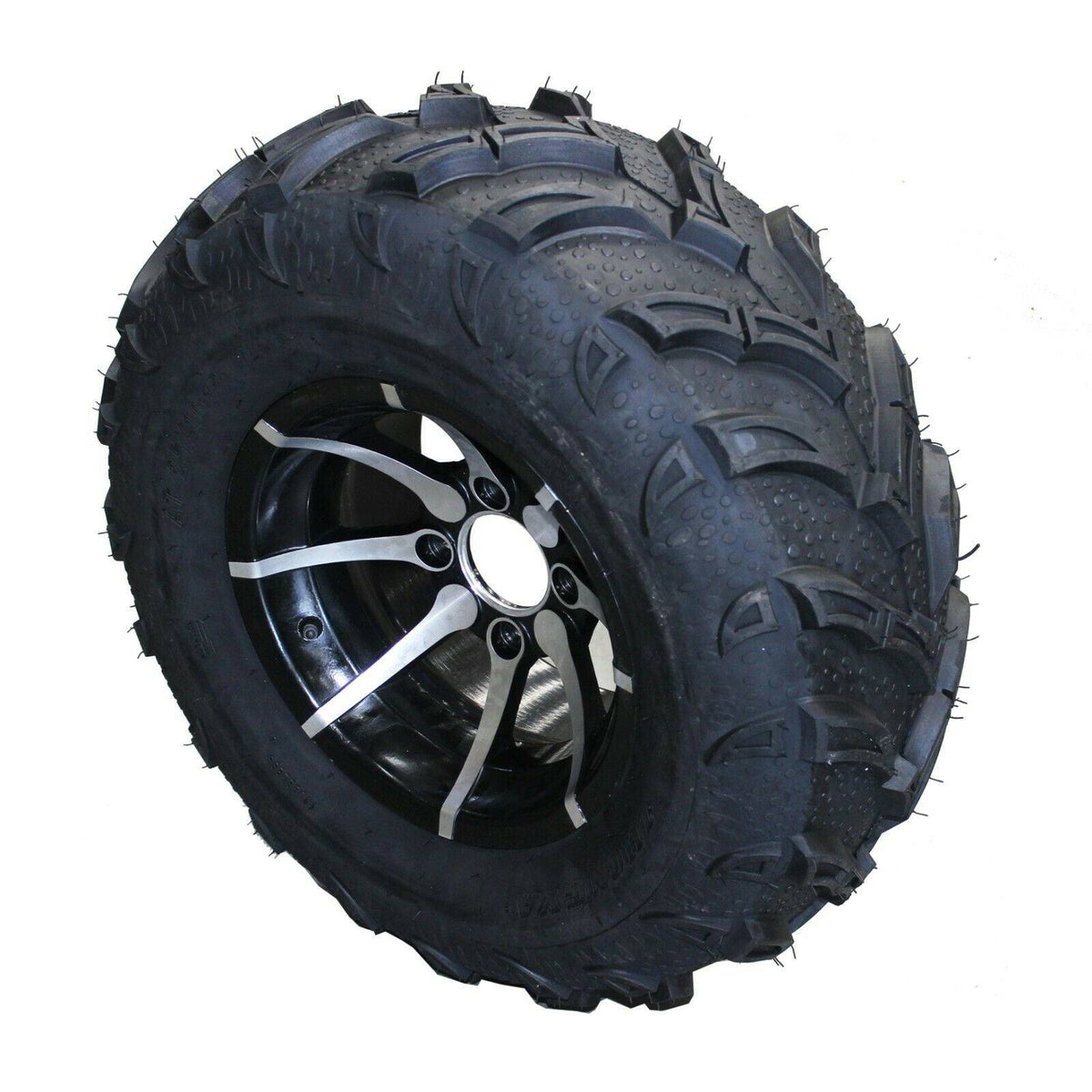 25 X 10 - 12" Front Alloy Wheel Rim Tyre Tire For Quad Dirt Bike ATV Buggy - TDRMOTO