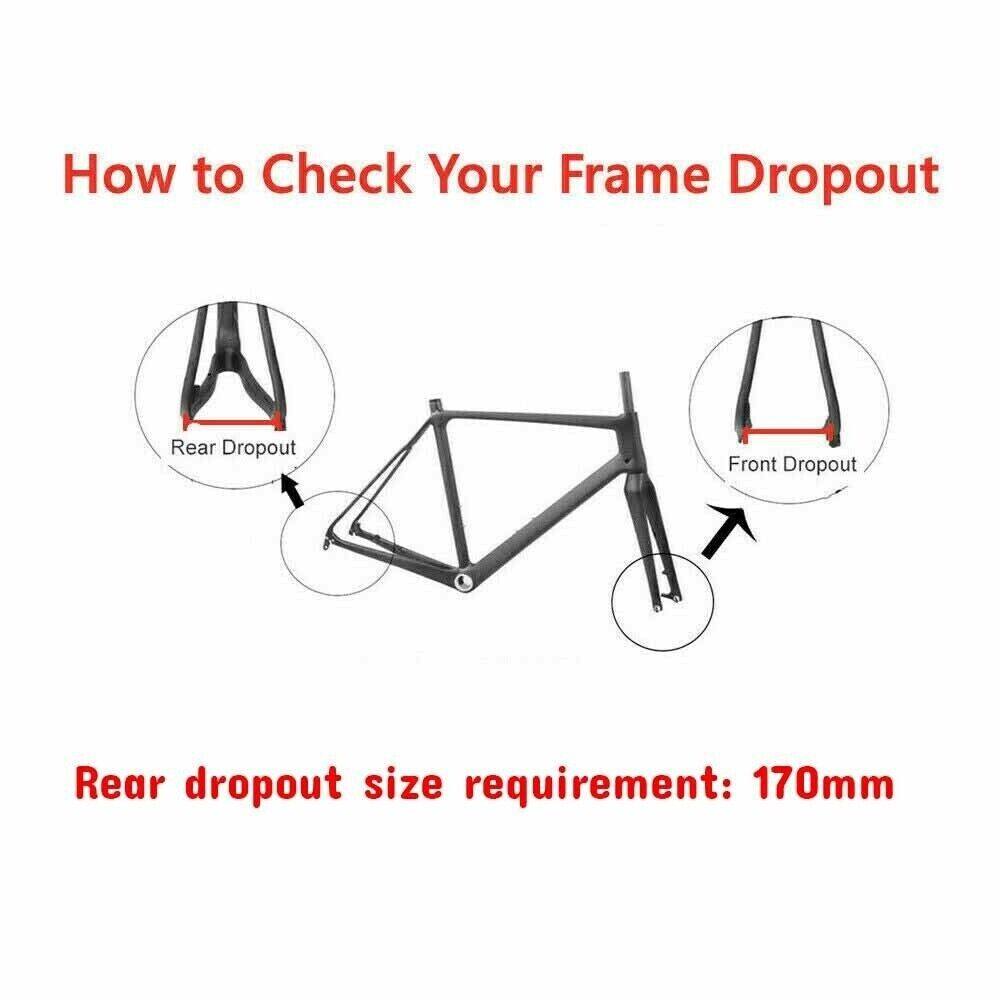 1500W 26" Fat Bike 4.0 Tyre Rear Hub Electric Bike Conversion Kit (Battery & Charger Not Included) - TDRMOTO