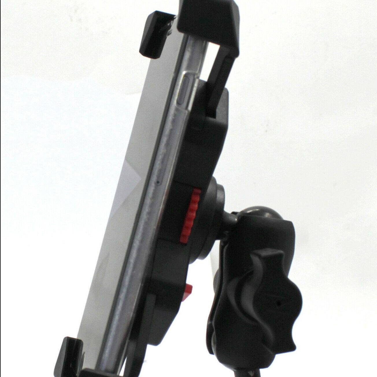 Motorcycle Fork Stem Mount Base Cylindrical Bore Wall Phone Mobile GPS Holder - TDRMOTO