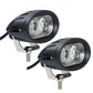 Pair - Motorcycle LED Driving Spotlight Spot Fog Head Light Lamps Bright White - TDRMOTO
