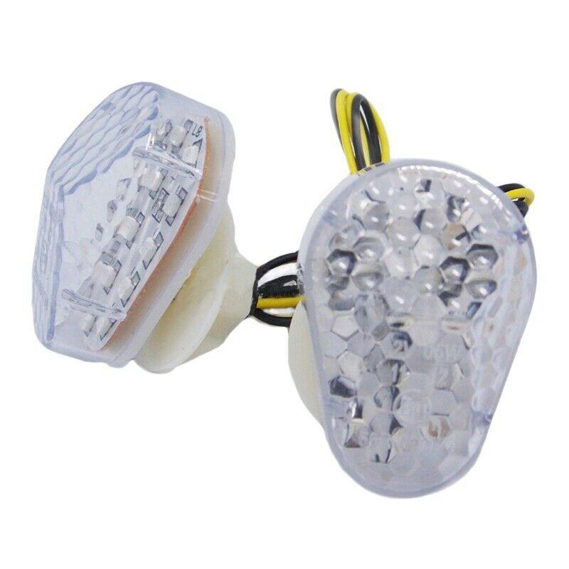 Flush Mount LED Turn Signal Indicators For Kawasaki ZZR600 ZX6R 7R 9R 10R 05-08 - TDRMOTO