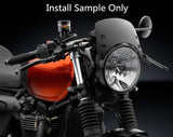 Motorbike Black 7/8" 22mm Handlebar Hand Grips CNC For Harley Street 500 750 - TDRMOTO