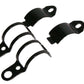 Black Motorcycle Turn Signal Light Mount Brackets Fork Ear Clamps For Harley - TDRMOTO