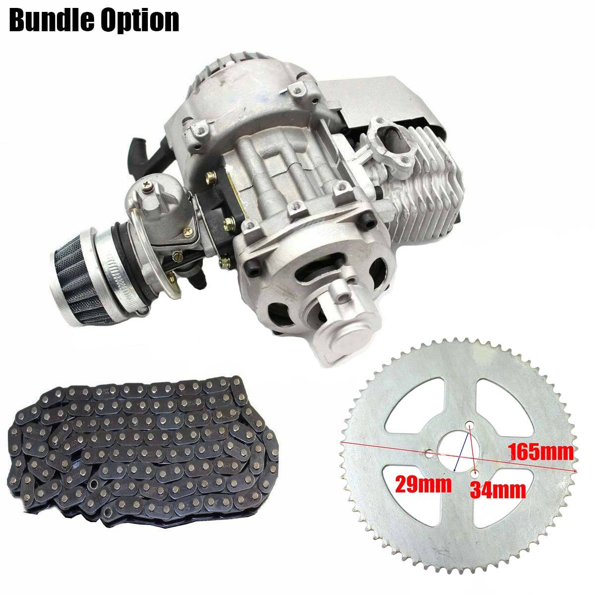 49cc 2 stroke Pull Start Engine Motor Mini Pocket PIT Quad Dirt Bike A ...