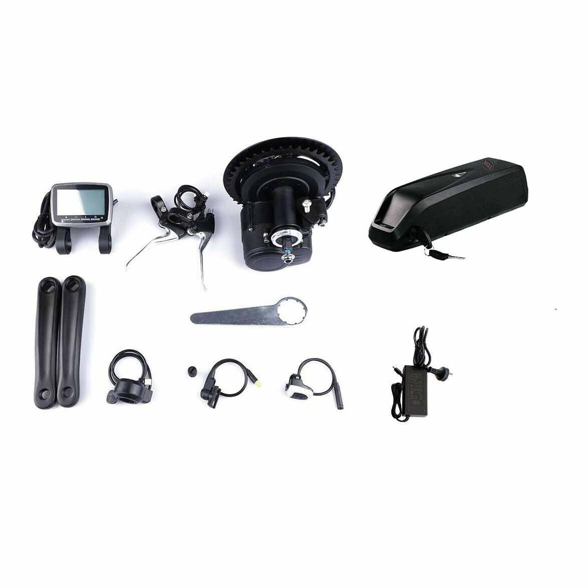 500W TongSheng TSDZ2 Mid Drive 48V 10Ah Battery Electric Bike Conversion Kit - TDRMOTO