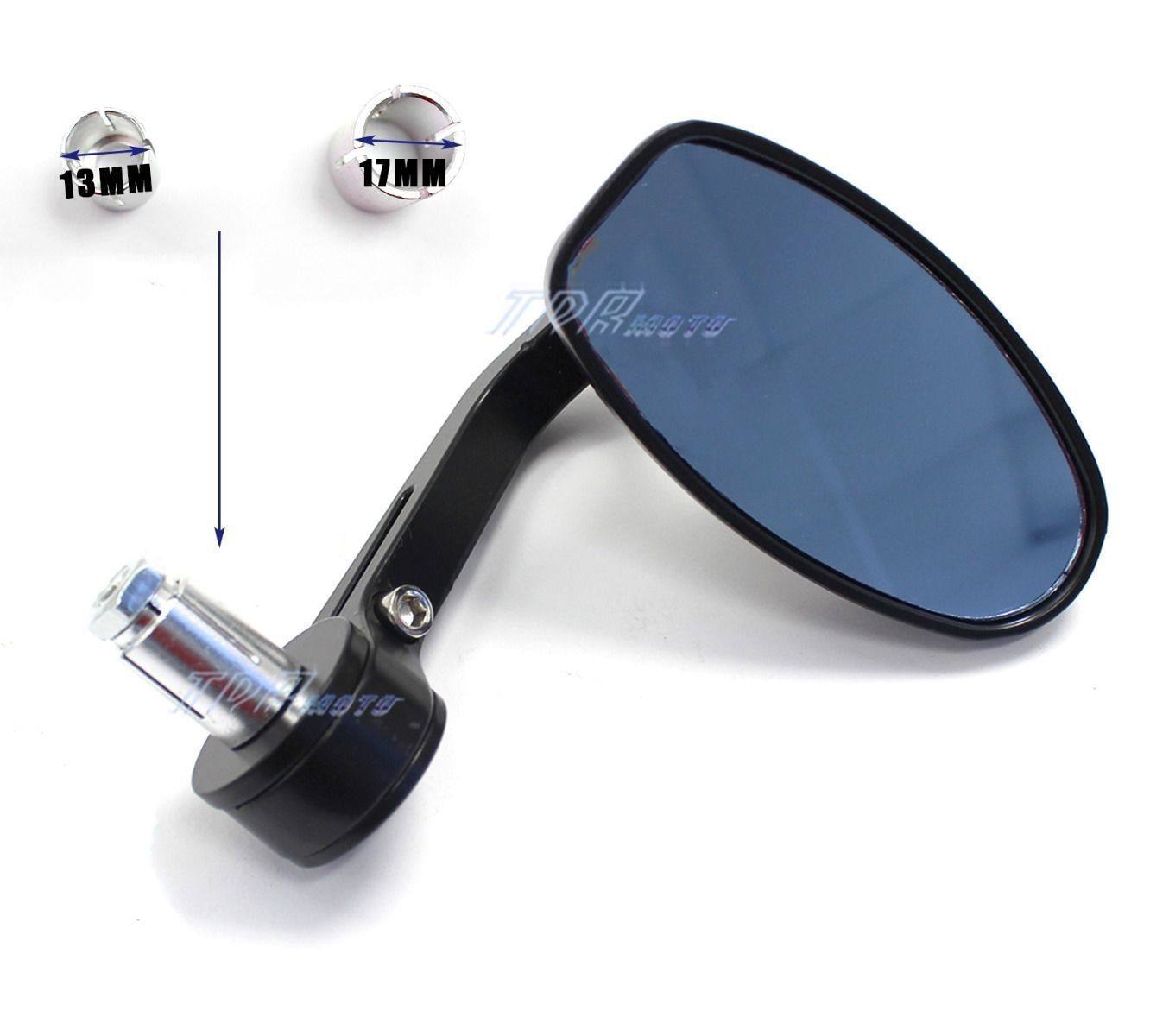 BAR END REAR VIEW SIDE MIRRORS MOTORCYCLE FOR Triumph Street Triple 675 R 07-10 - TDRMOTO