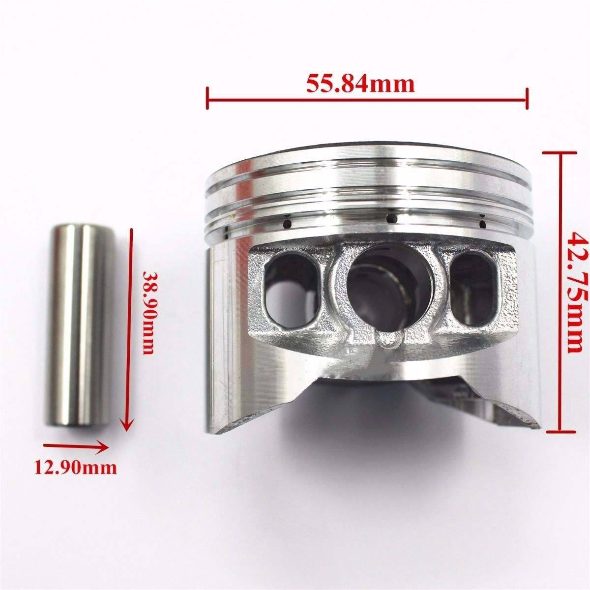 56mm 13mm Pin Piston Rings Kit + Gaskets YX 140cc Engine PIT PRO TRAIL DIRT BIKE - TDRMOTO