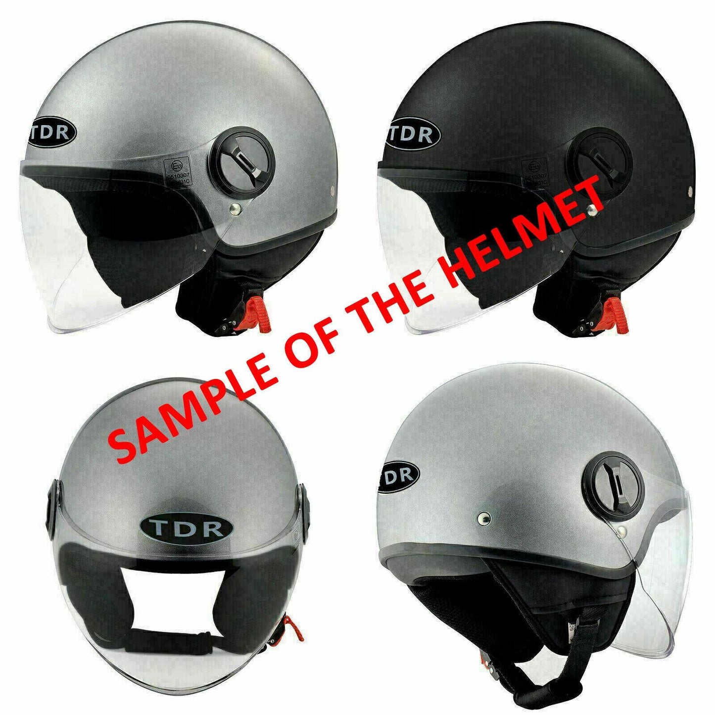 Motorcycle Clear Visor Lens For TDR Open Face Motorcycle Helmet - TDRMOTO