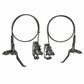 MTB Mountain Bike Hydraulic Disc Brake Levers Caliper Front Rear Set Black - TDRMOTO
