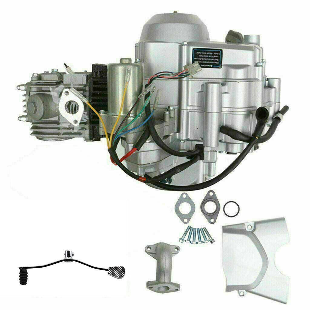 125cc Engine Motor 3 Speed + Reverse Semi Auto replace 110cc ATV Quad Buggy - TDRMOTO