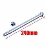240mm Ø12mm Motorcycle Wheel Axle for Thumpstar Atomik Pitpro Tdr DHZ Dirt Quad - TDRMOTO