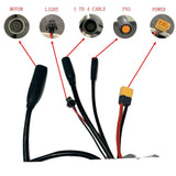 48V 35A EBike Controller & LCD Display Kit For 1000W 1500W Hub Brushless Motor - TDRMOTO