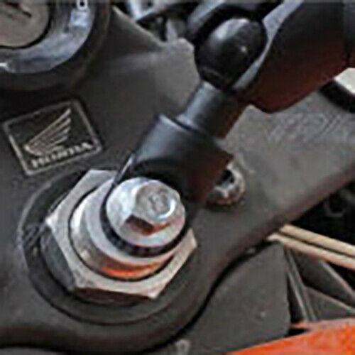 Motorcycle Fork Stem Mount Base Cylindrical Bore Wall Phone Mobile GPS Holder - TDRMOTO