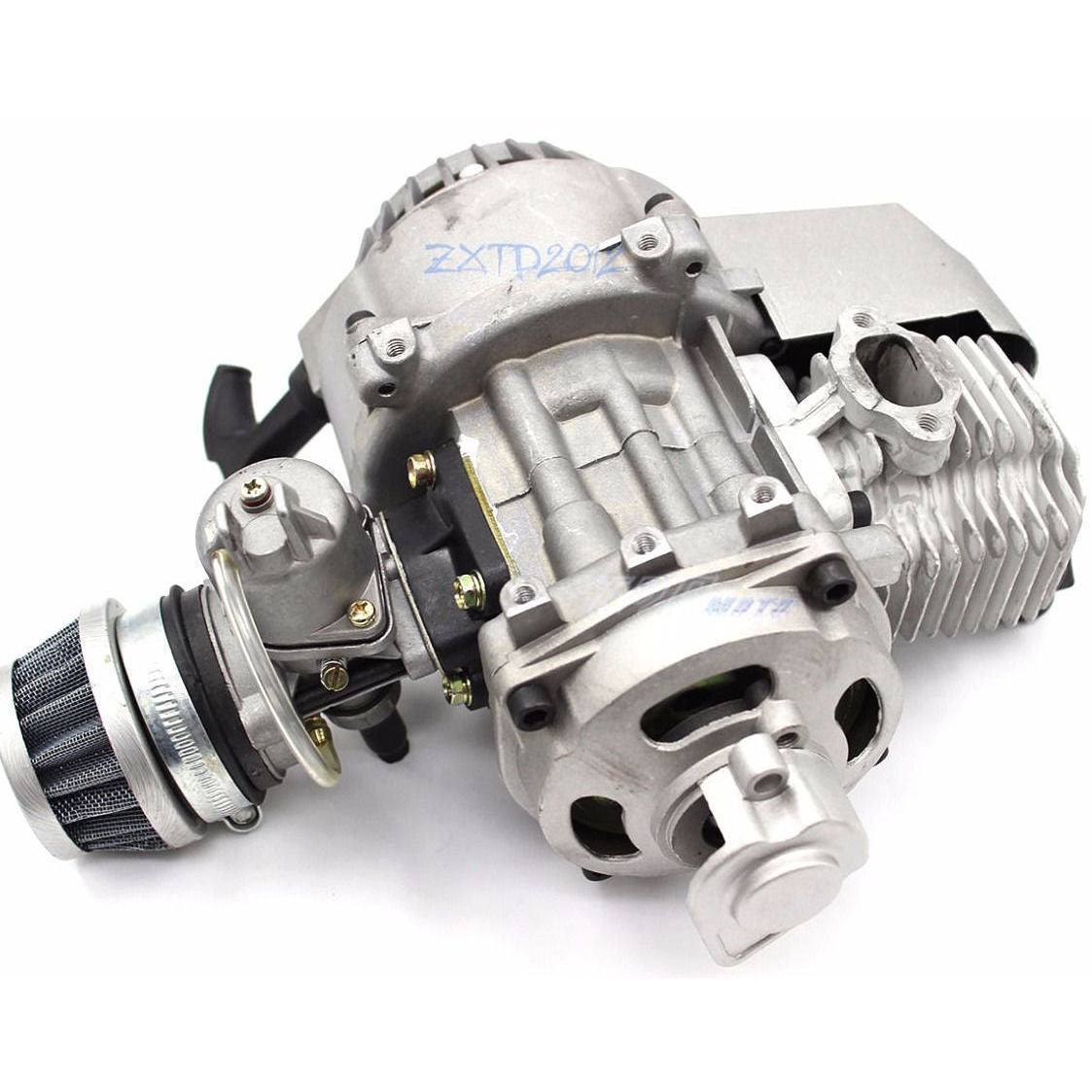 49cc 2 stroke Pull Start Engine Motor Mini Pocket PIT Quad Dirt Bike ATV Buggy - TDRMOTO