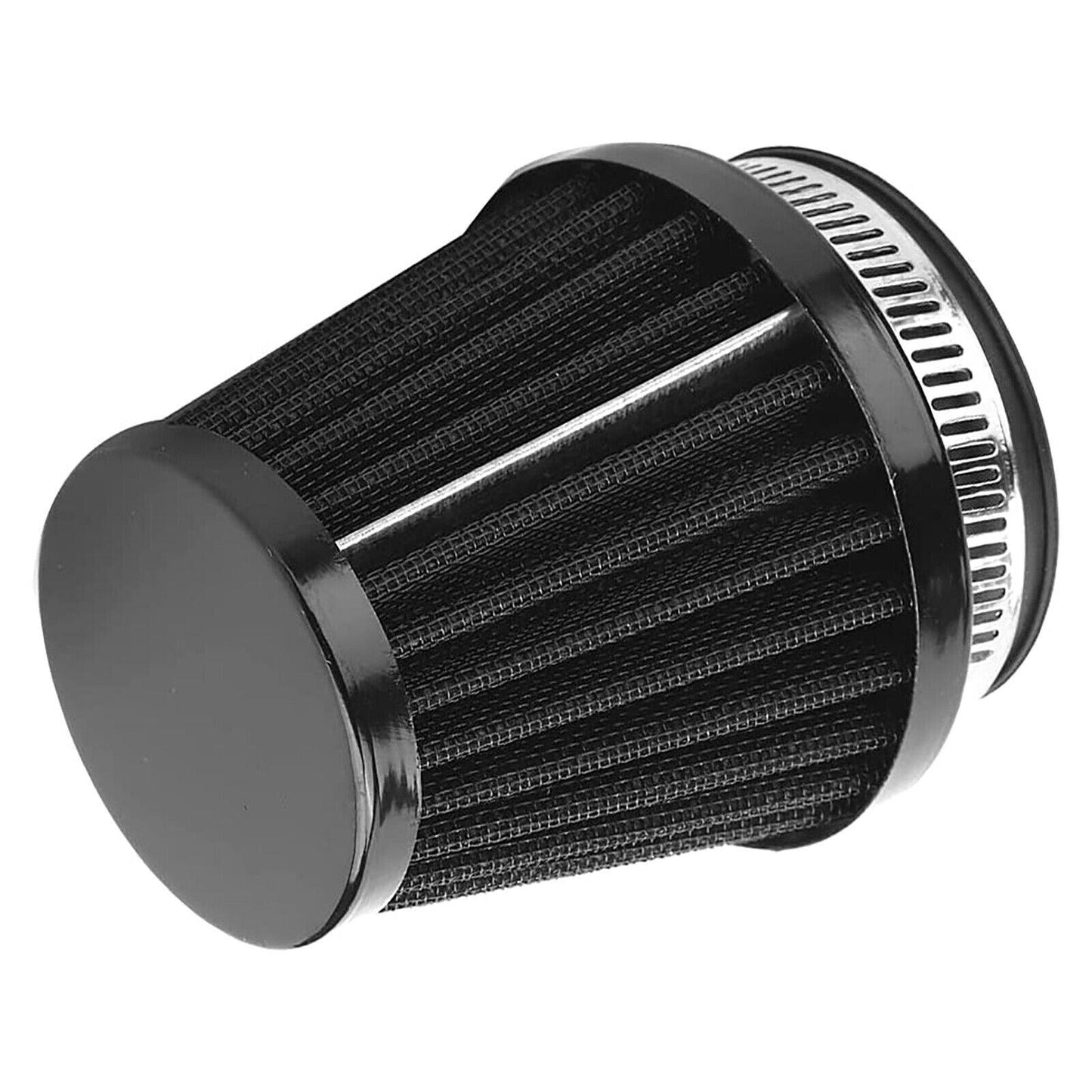 60mm Air Intake Filter Cleaner Pod Washable Black For Harley Motor Scooter ATV - TDRMOTO