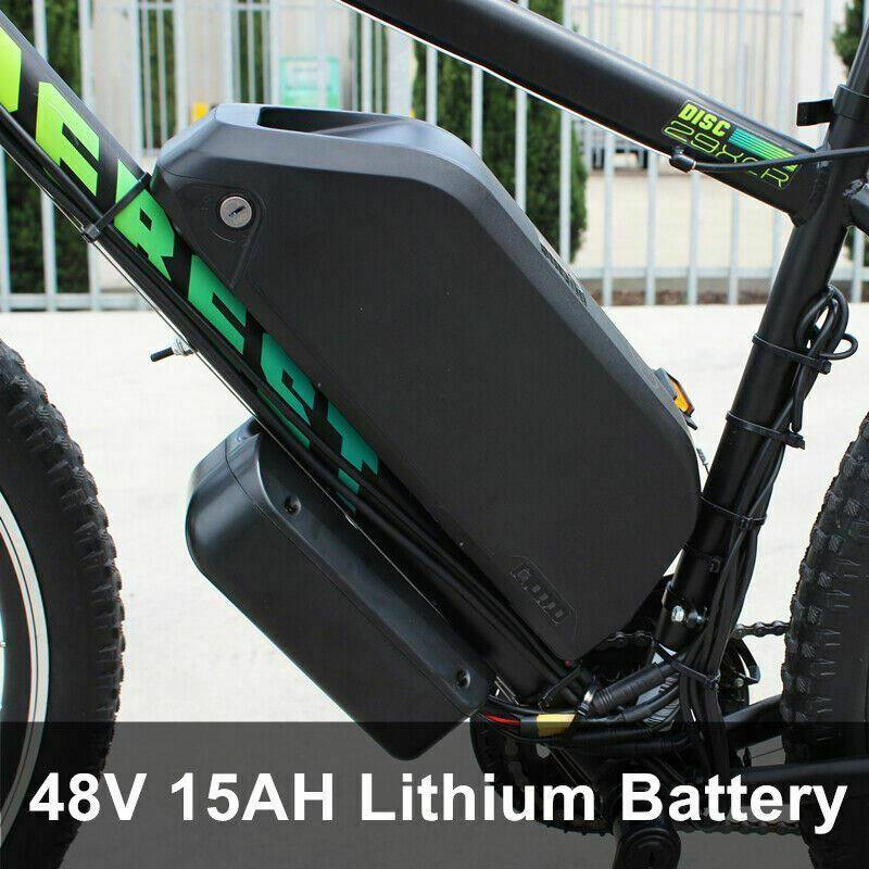 48V 15Ah Li-ion Lithium Battery Pack W/BMS for Motor 500W 750W 1000W E-bike - TDRMOTO