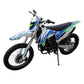 TDR CJ250 250cc Dirt Pit Bike Off Road Motocross Electric/Kick Start Motorbike Blue & Green - TDRMOTO