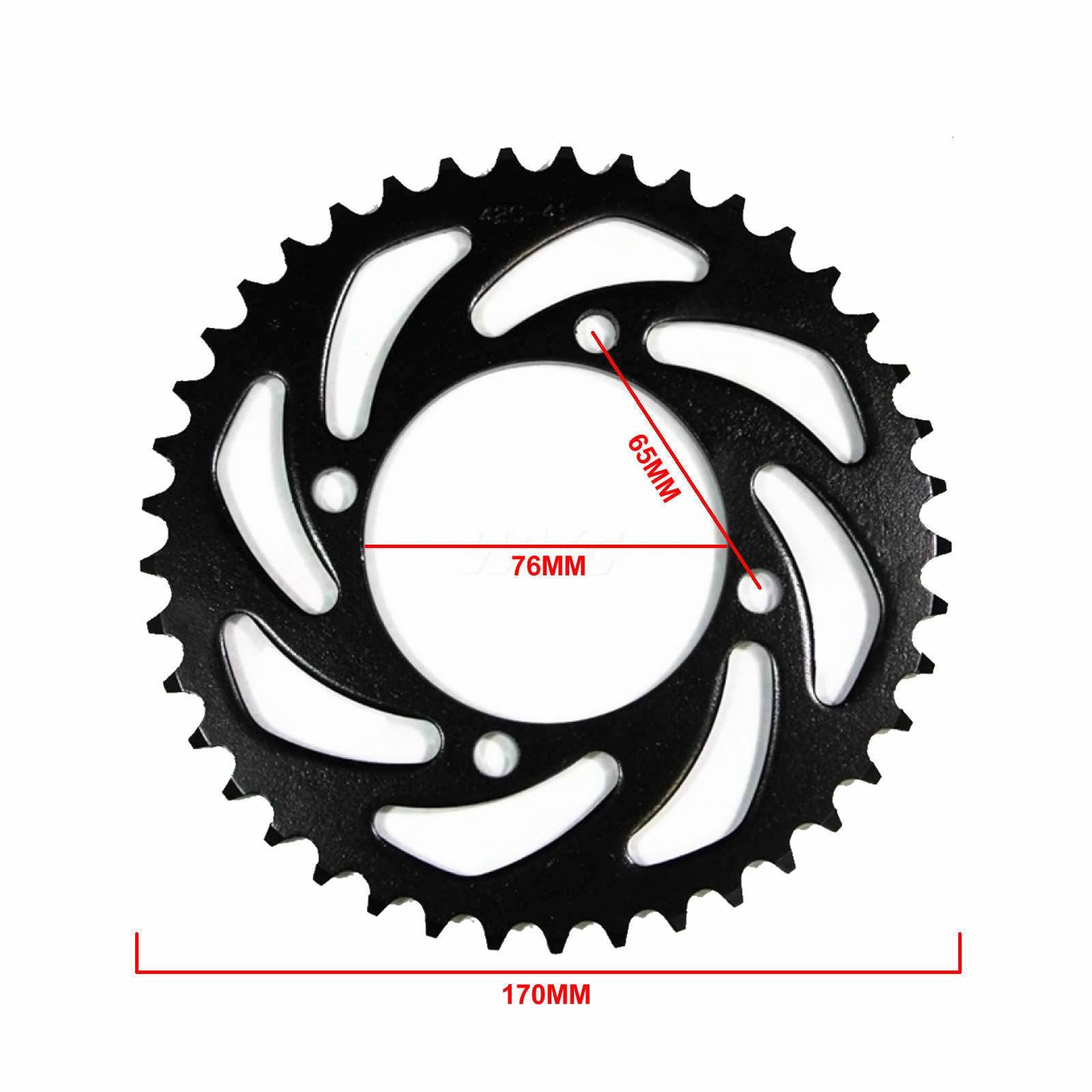428 41T 76mm Rear Sprocket - TDRMOTO