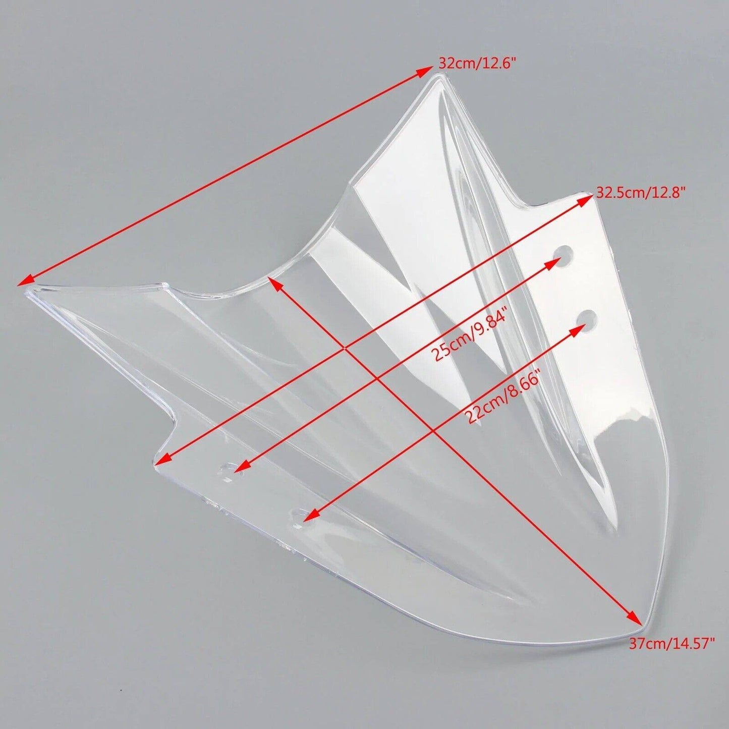 Clear Windscreen Windshield For Kawasaki Ninja 300 EX300 2013-2017 - TDRMOTO